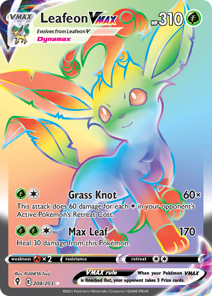 Leafeon VMAX 204 / 203