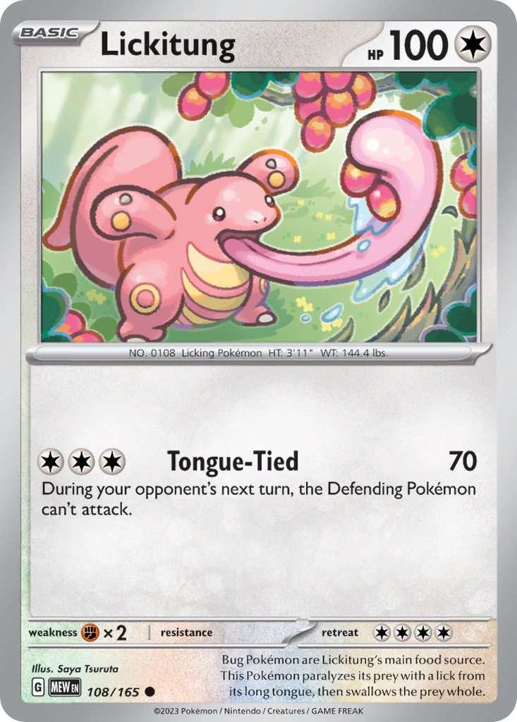 Lickitung 108 / 165