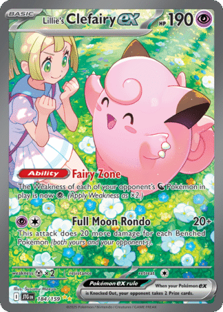 Lillie’s Clefairy ex 184 / 159
