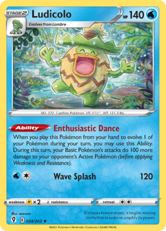 Ludicolo 34 / 203