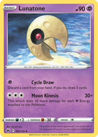Lunatone 62 / 159