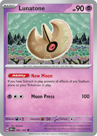 Lunatone 92 / 197