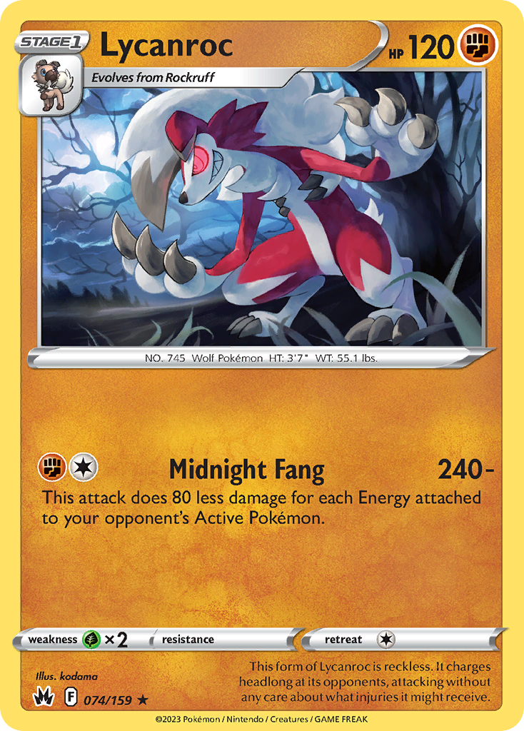 Lycanroc 74 / 159