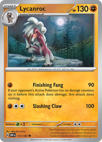 Lycanroc 117 / 197