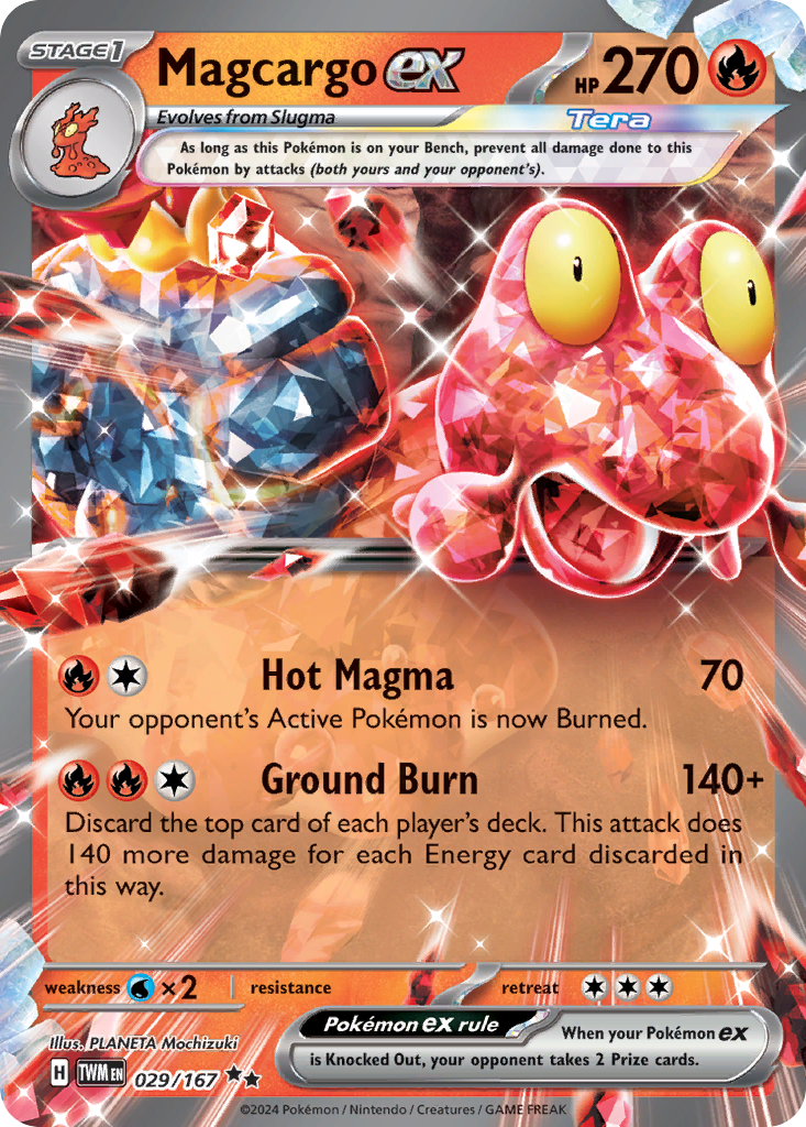 Magcargo ex 29 / 167