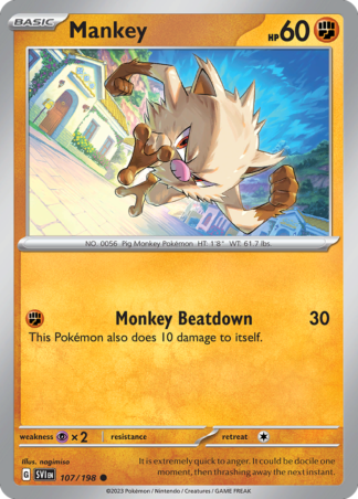 Mankey 107 / 198