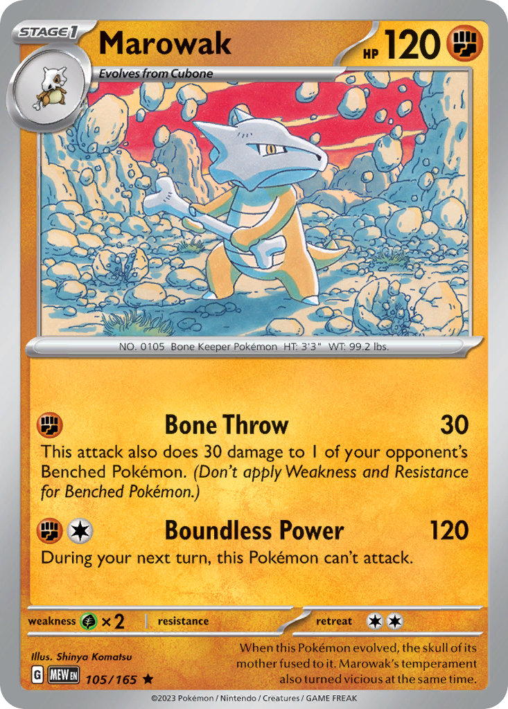Marowak 105 / 165