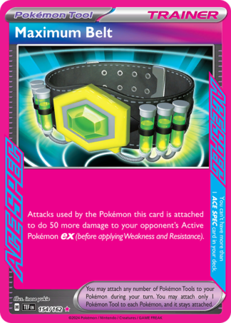 Maximum Belt 154 / 162