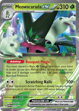 Meowscarada ex 33 / 150