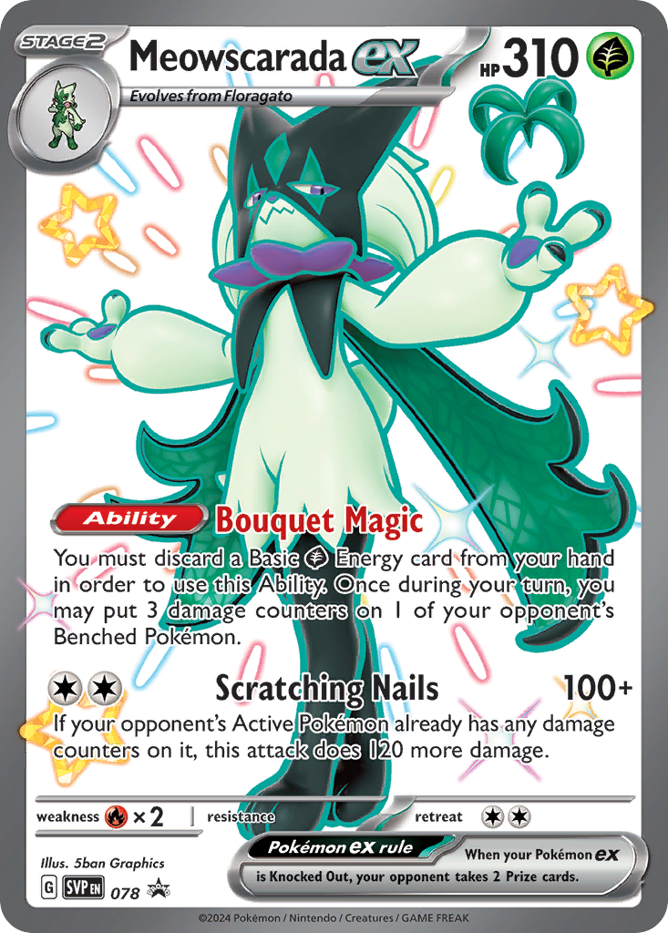 Meowscarada ex 78 / 150