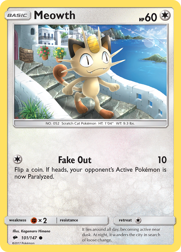 Meowth 101 / 147