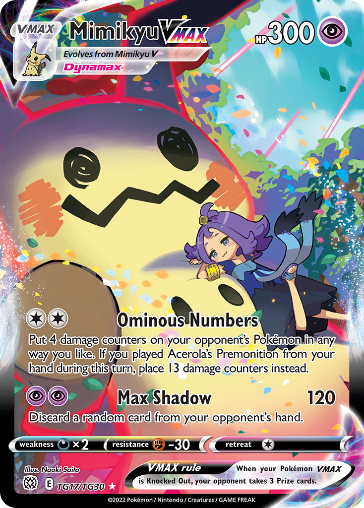 Mimikyu VMAX TG17 / 172