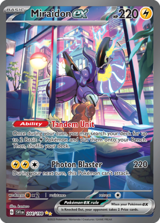 Miraidon ex 244 / 198