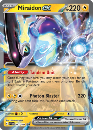 Miraidon ex 81 / 198