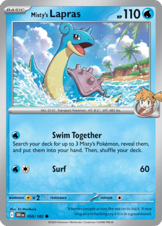 Misty’s Lapras 50 / 182