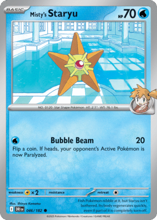 Misty’s Staryu 46 / 182