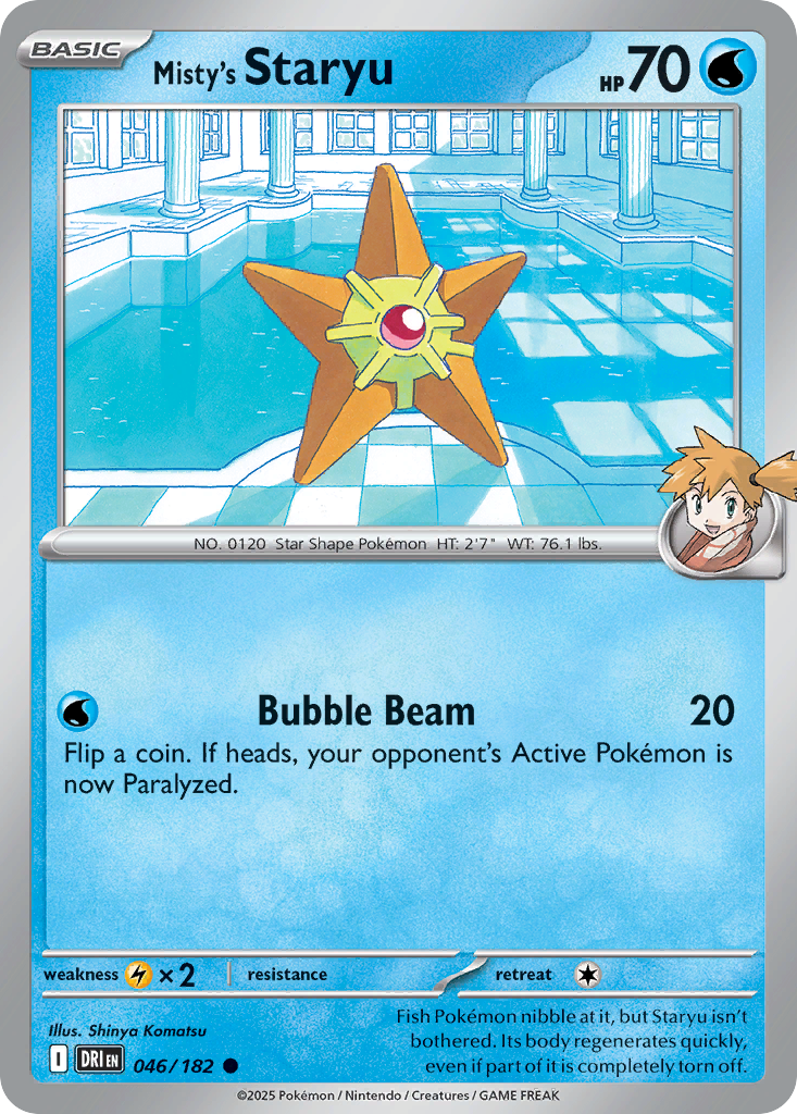 Misty’s Staryu 46 / 182