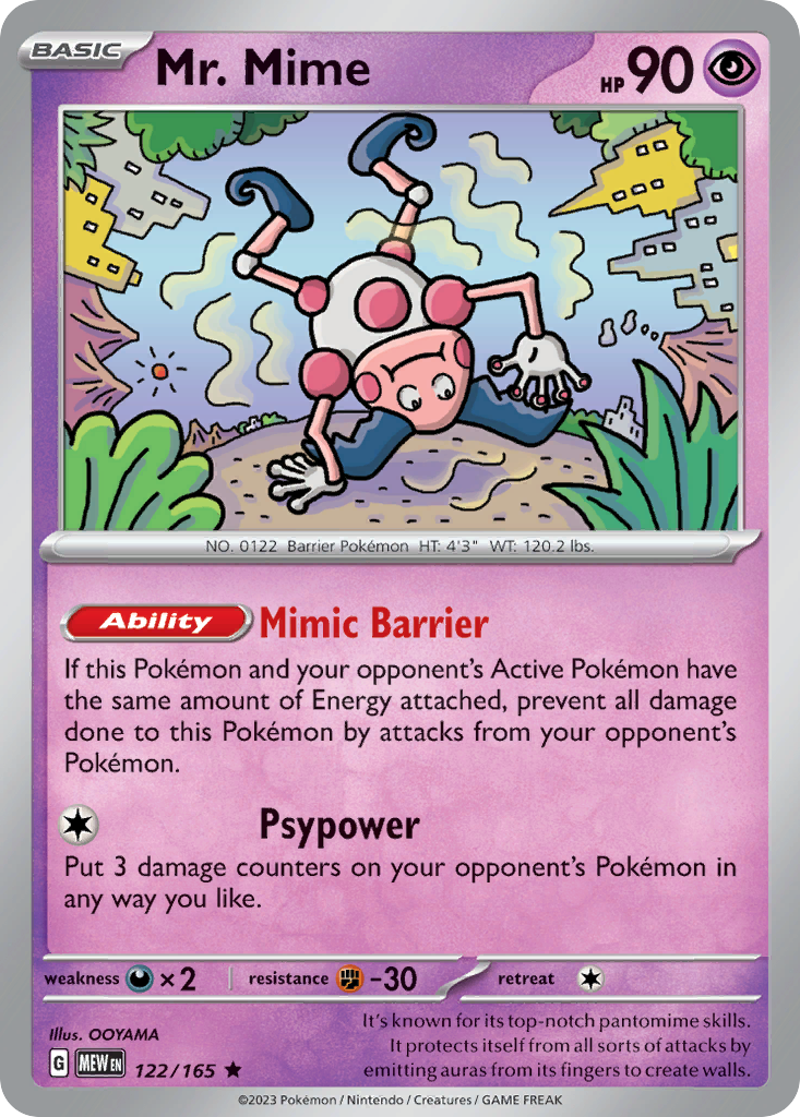 Mr. Mime 122 / 165