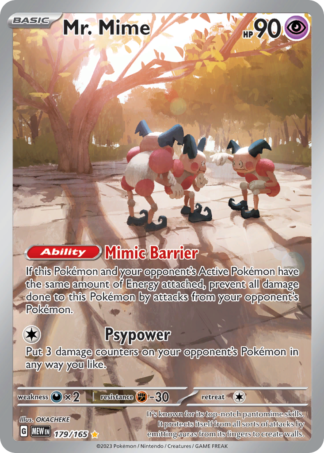 Mr. Mime 179 / 165