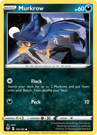 Murkrow 106 / 195