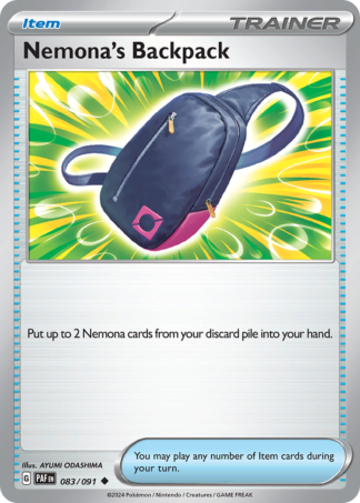 Nemona's Backpack 83 / 91