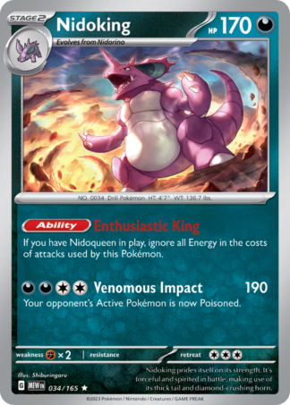 Nidoking 34 / 165