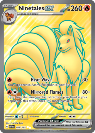 Ninetales ex 186 / 165