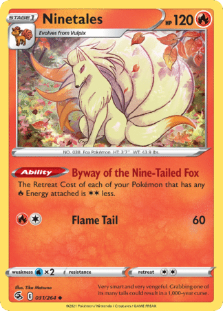 Ninetales 31 / 264