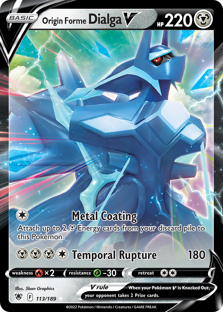 Origin Forme Dialga V 113 / 189