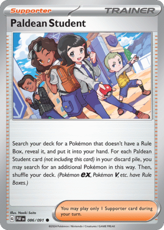 Paldean Student 86 / 91