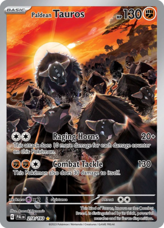Paldean Tauros 218 / 193