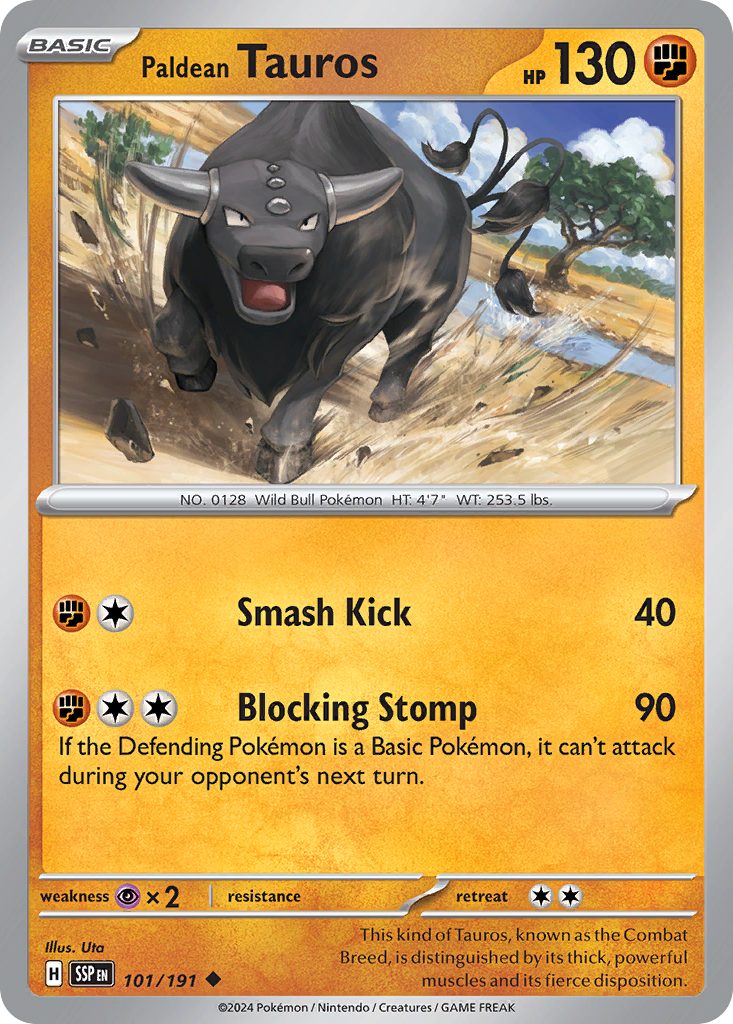 Paldean Tauros 101 / 191