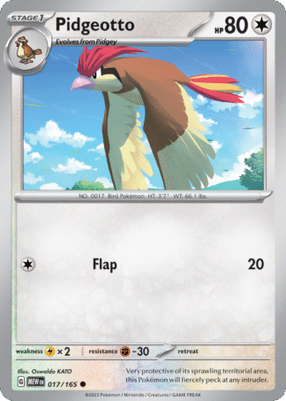 Pidgeotto 17 / 165