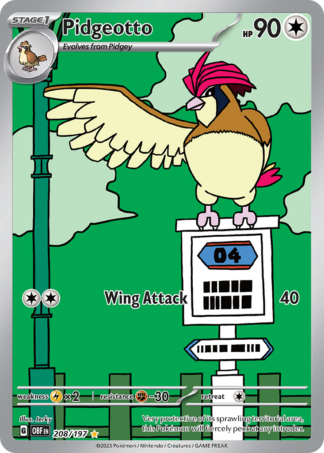 Pidgeotto 208 / 197