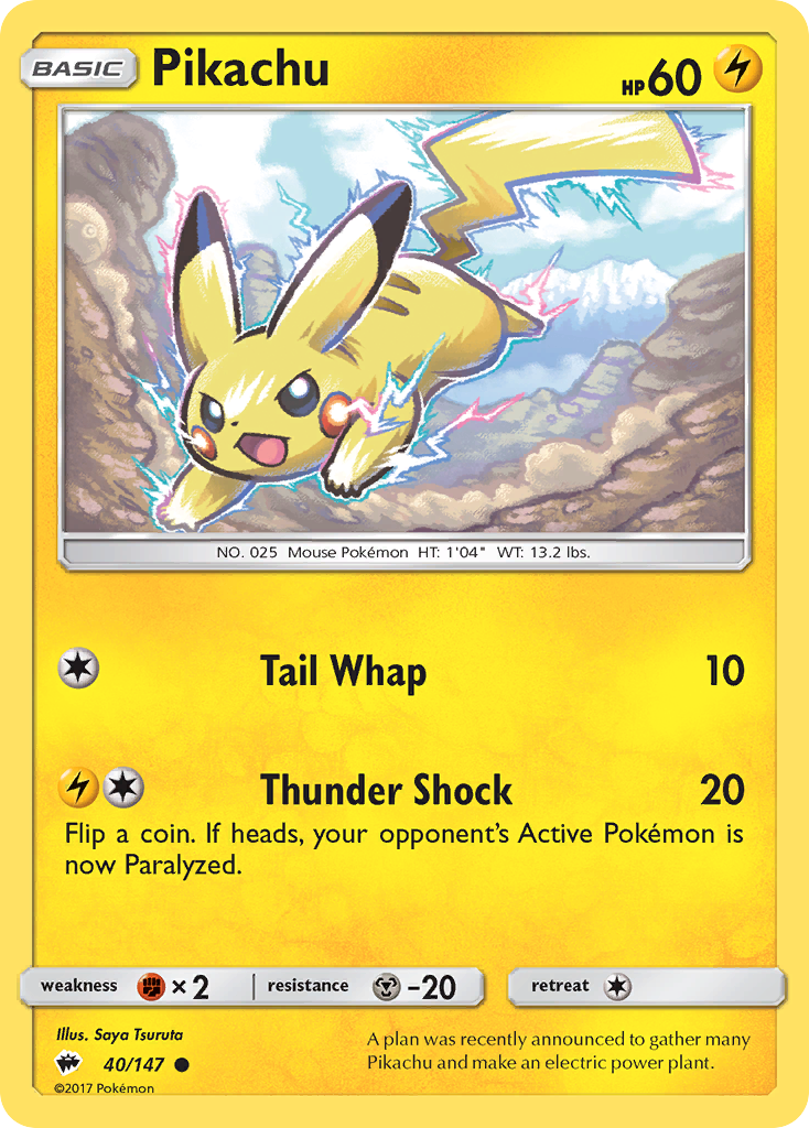 Pikachu 40 / 147