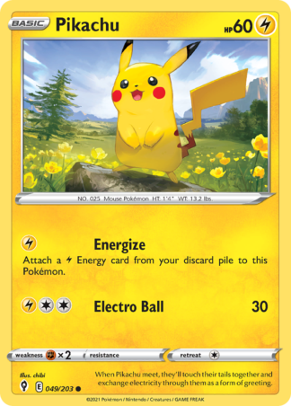 Pikachu 49 / 203