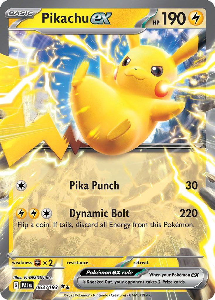 Pikachu ex 63 / 193