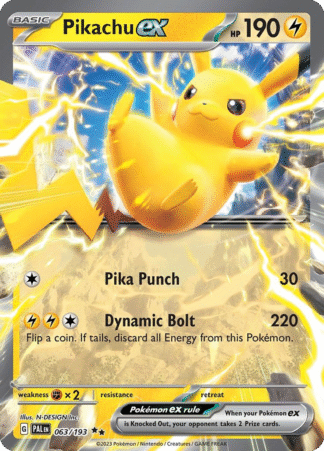 Pikachu ex 63 / 193