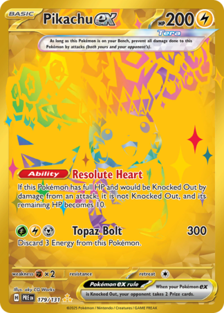 Pikachu ex 179 / 131
