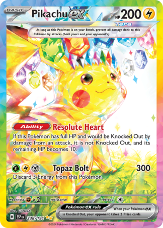 Pikachu ex 238 / 191