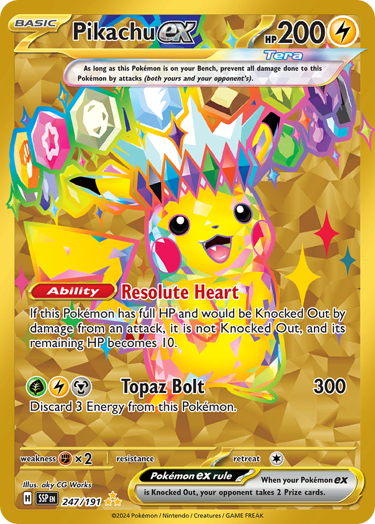 Pikachu ex 247 / 191