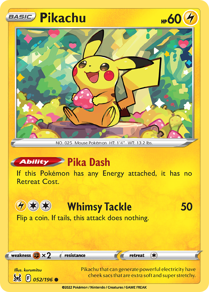 Pikachu 52 / 196