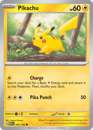 Pikachu 25 / 165