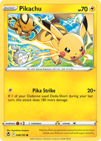 Pikachu 49 / 195