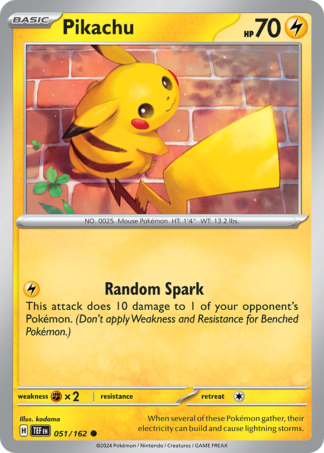 Pikachu 51 / 162