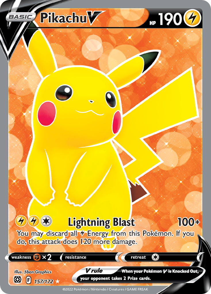 Pikachu V 157 / 172