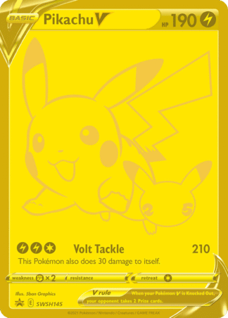 Pikachu V SWSH145 / 307