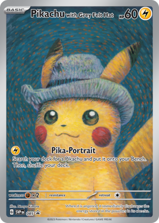Pikachu with Grey Felt Hat 85 / 150