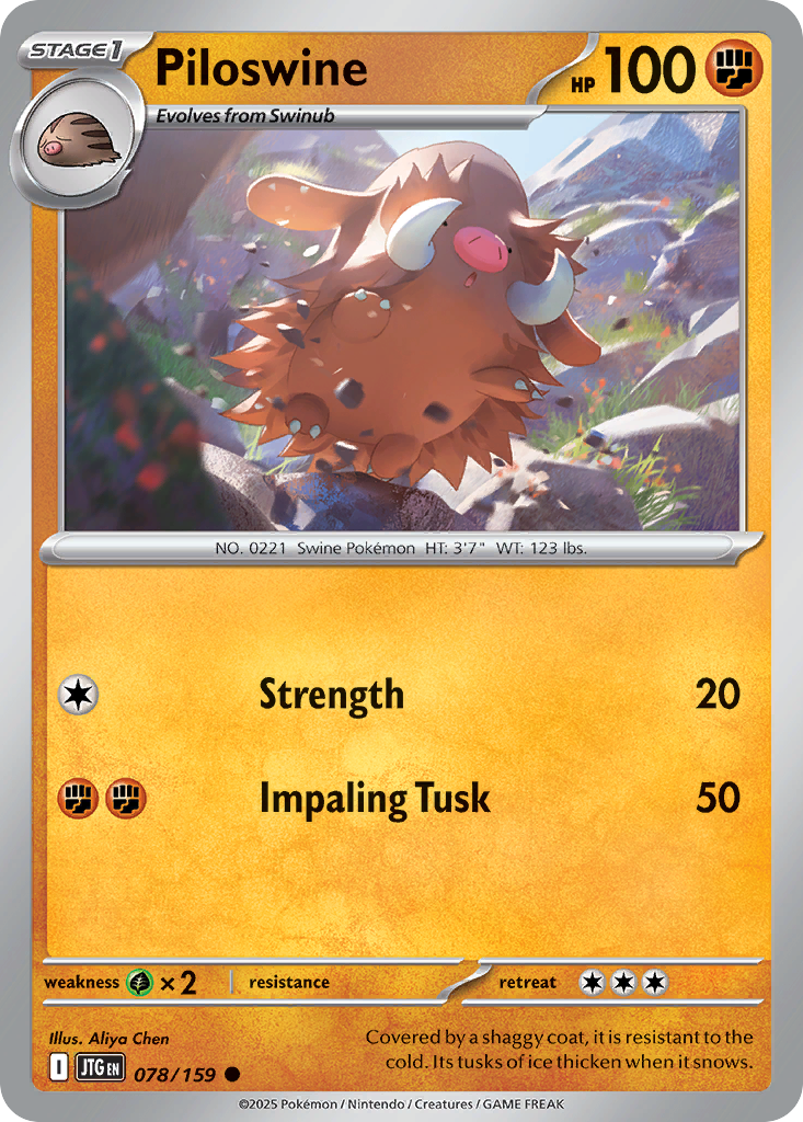 Piloswine 78 / 159