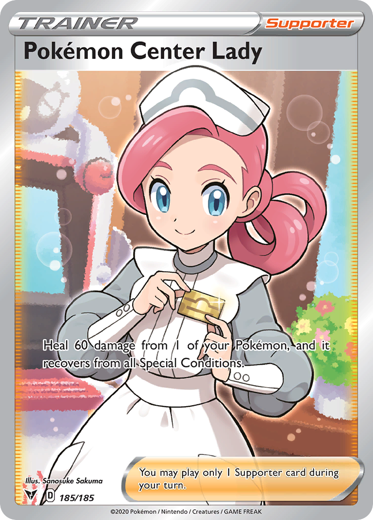 Pokémon Center Lady 185 / 185